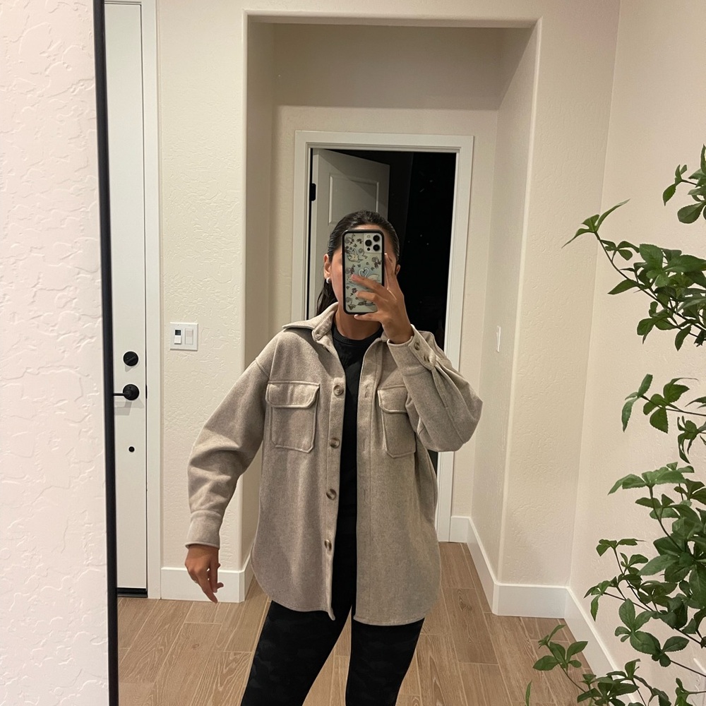 Button-Up oversized jacket